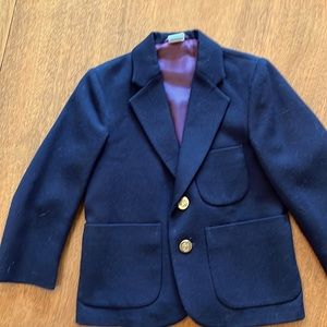 Navy blue wool blazer CHILDS